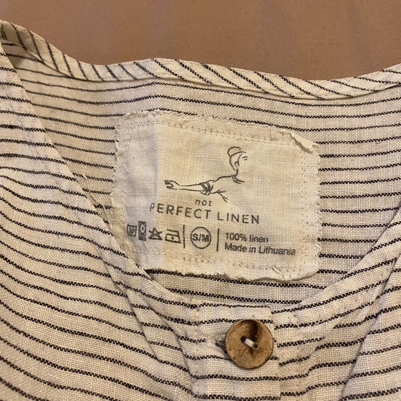 notPERFECTLINEN mama dress sz S/M - Picture 2 of 7